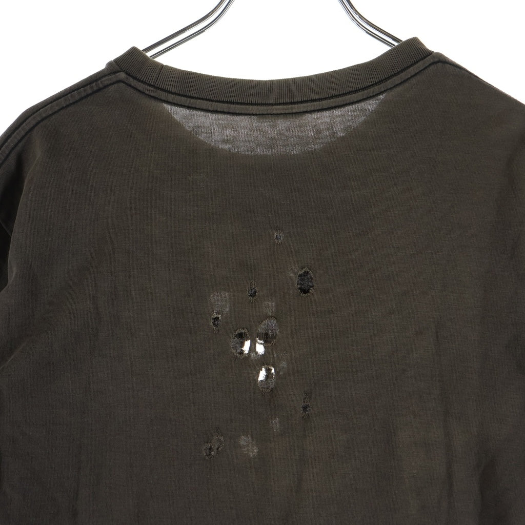 NUMBER (N)INE(ナンバーナイン) 01AW STANDARD期 EMBLEM TEE スタンダード期 エンブレム 半袖Tシャツ ブラウン