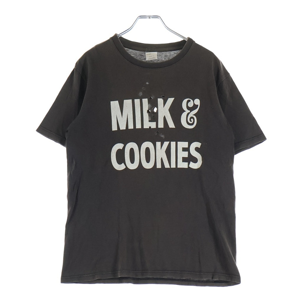 NUMBER (N)INE(ナンバーナイン) 01SS タイム期 MILK & COOKIES 半袖Tシャツ ブラウン