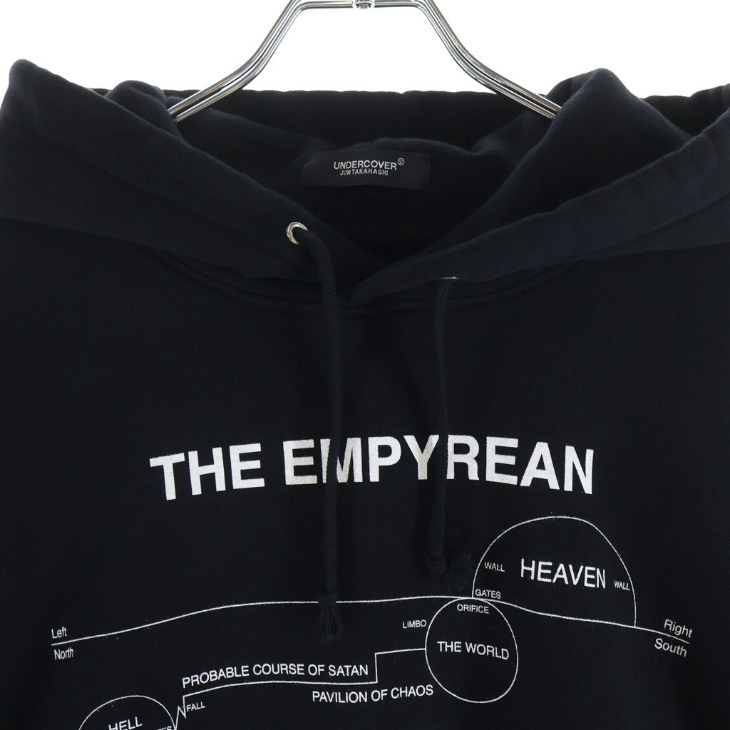UNDERCOVER(アンダーカバー) HOODIE THE EMPYREAN CHAOS グラフィックプルオーバーパーカー フーディー ブラック