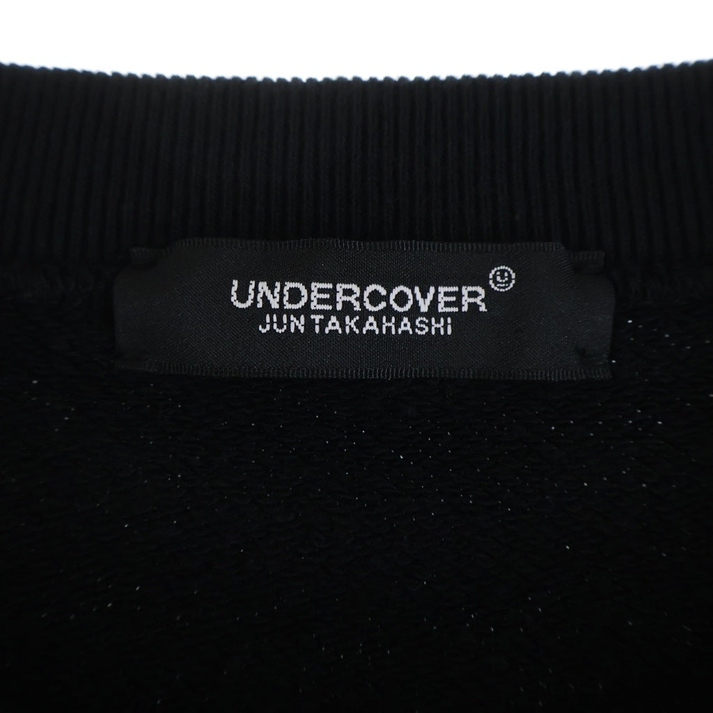 UNDERCOVER(アンダーカバー) 25AW BIG SWEAT CONFUSION オーバーサイズグラフィッククルーネックスウェット トレーナー ブラック