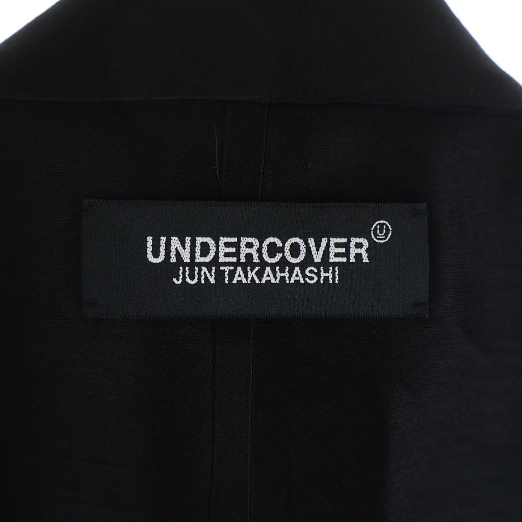 UNDERCOVER(アンダーカバー) インサイドアウトデザイン ウールコート テーラードコート ブラック