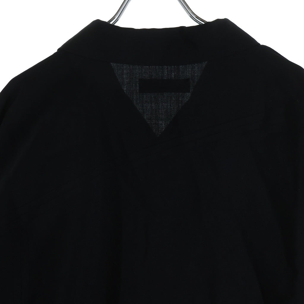 UNDERCOVER(アンダーカバー) 25AW L/S Wool Shirt ウール長袖シャツ ブラック UC2E4216