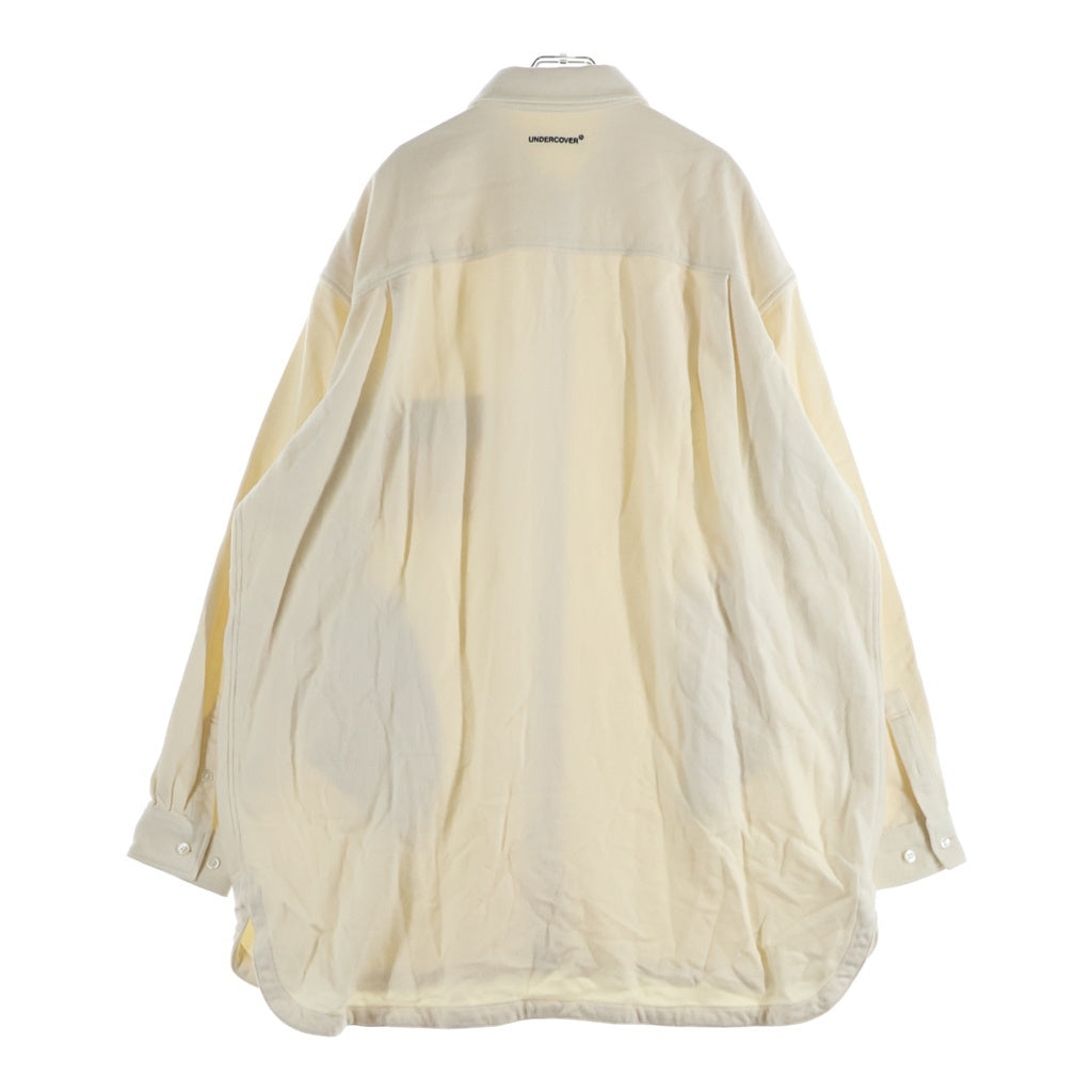 UNDERCOVER(アンダーカバー) 25AW Long Sleeve Overshirt L/S Shirt オーバーサイズビッグシャツ ベージュ