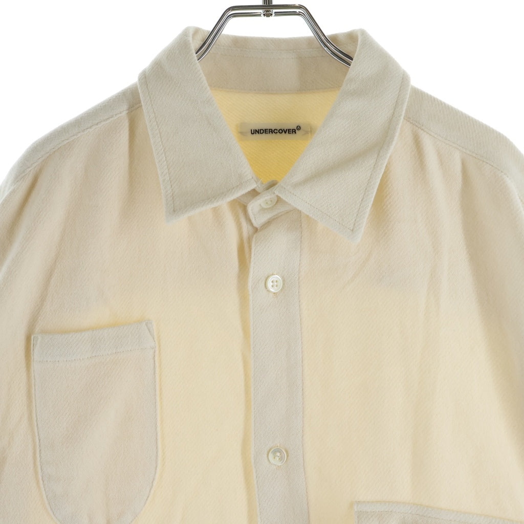 UNDERCOVER(アンダーカバー) 25AW Long Sleeve Overshirt L/S Shirt オーバーサイズビッグシャツ ベージュ