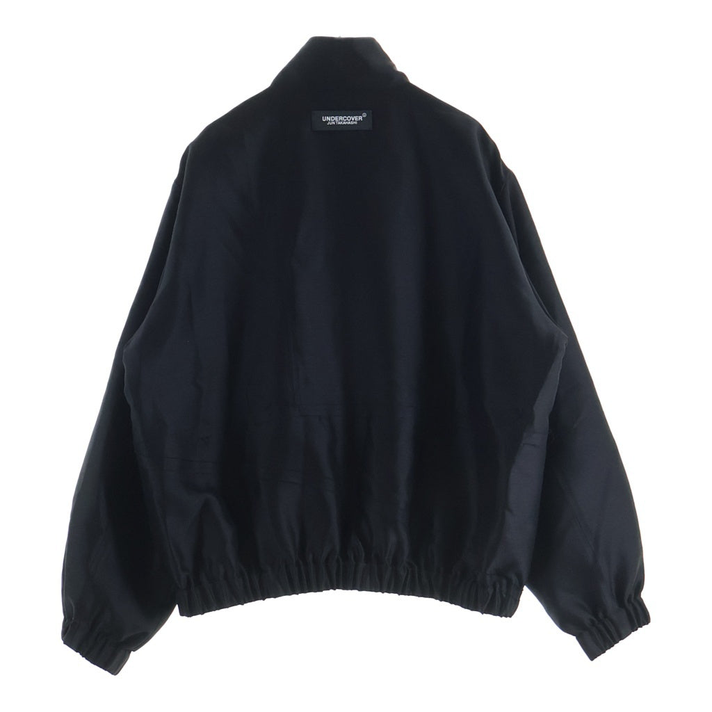 UNDERCOVER(アンダーカバー) 25AW エラスティックジャケット ジップアップブルゾン ブラック