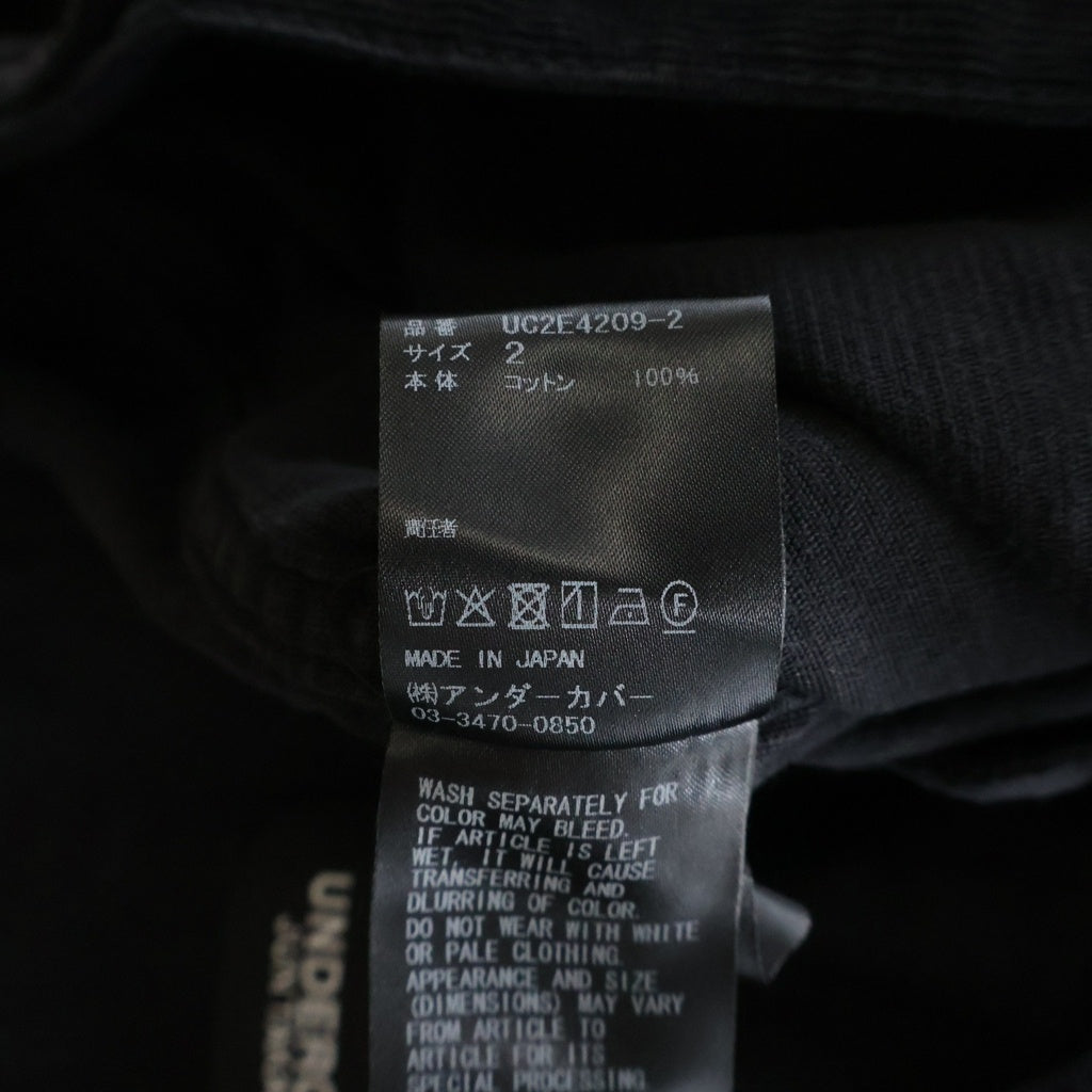 UNDERCOVER(アンダーカバー) 25AW 硫化コーデュロイジャケット Gジャン ブラック UC2E4209-2
