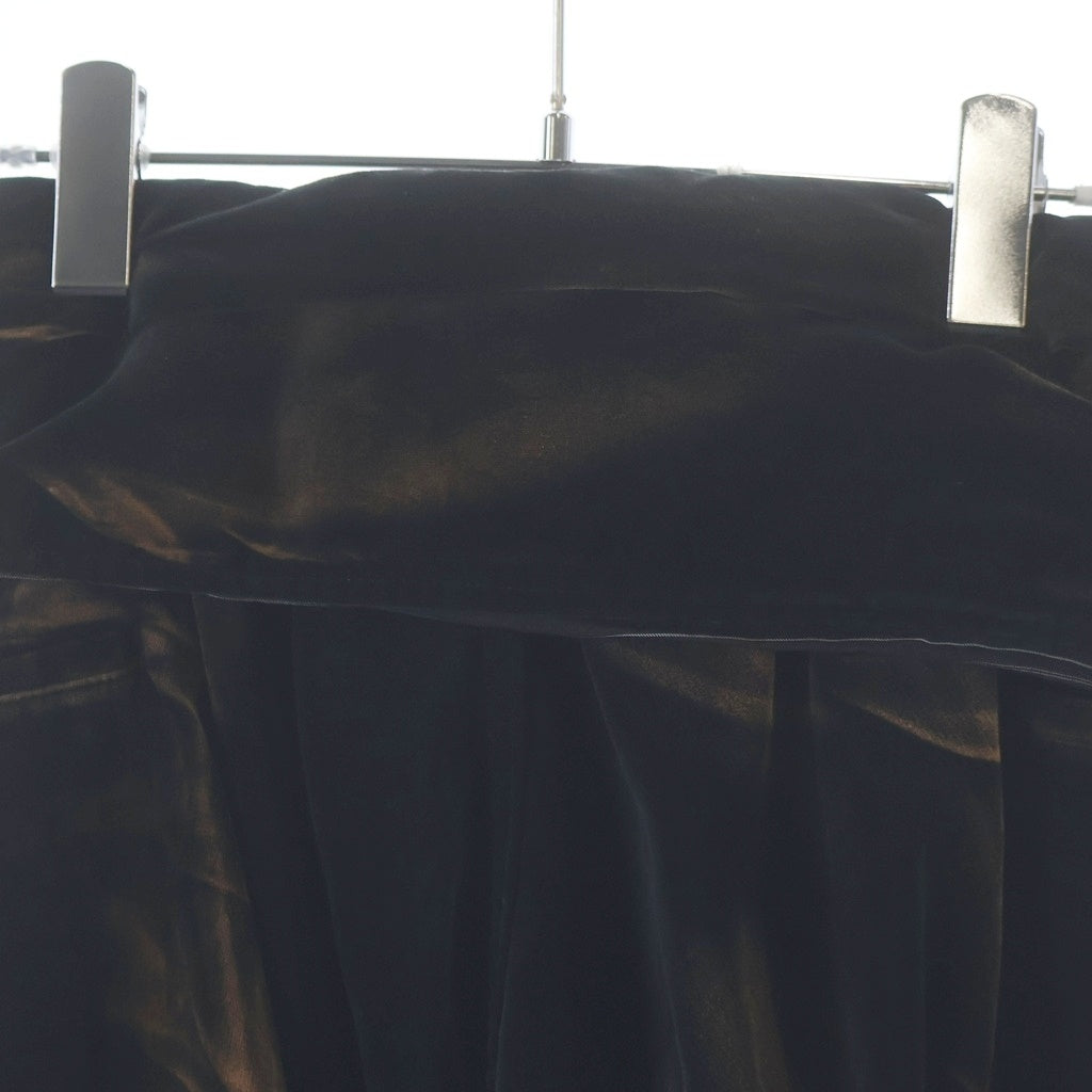 Yohji Yamamoto POUR HOMME(ヨウジヤマモト プールオム) STRIPED VELVETEEN PANTS ベルベット 変形パンツ サルエルパンツ ブラック/ブラウン