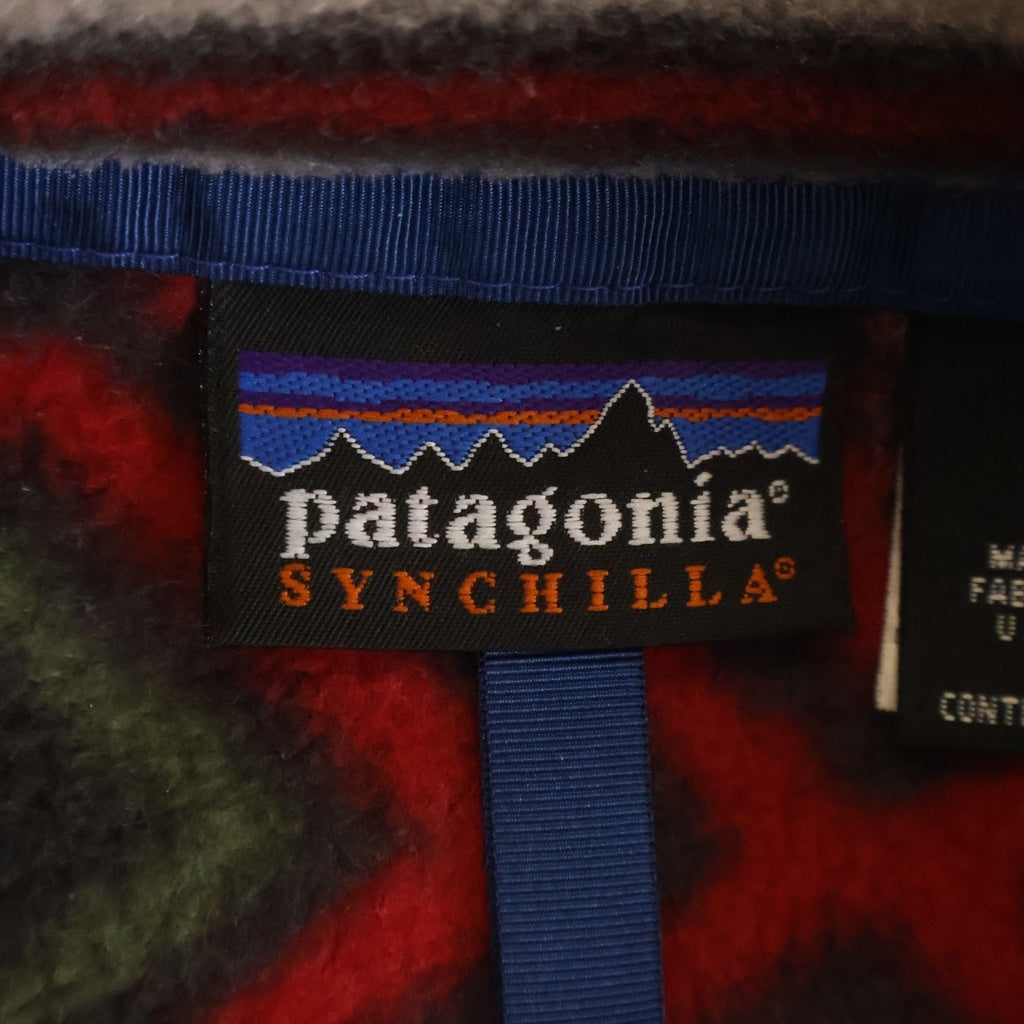 PATAGONIA(パタゴニア) 90S 総柄 シンチラ スナップT フリースジャケット マルチ 25462