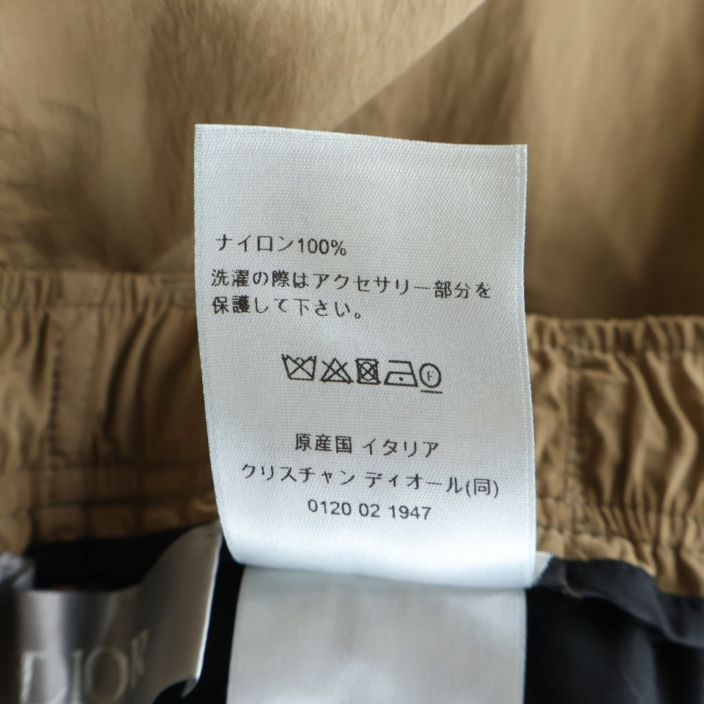 DIOR(ディオール) 25AW NYLON SHORTS PANT ナイロンショートパンツ ブラウン 593C158A2005