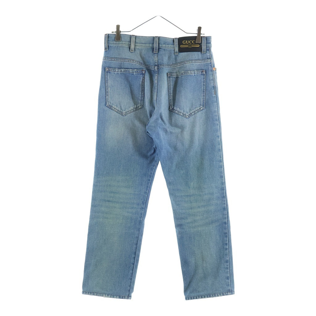 GUCCI(グッチ) 22SS Tiger Denim Pant タイガーデニムパンツ ジーンズ インディゴ 683725 XDBV3