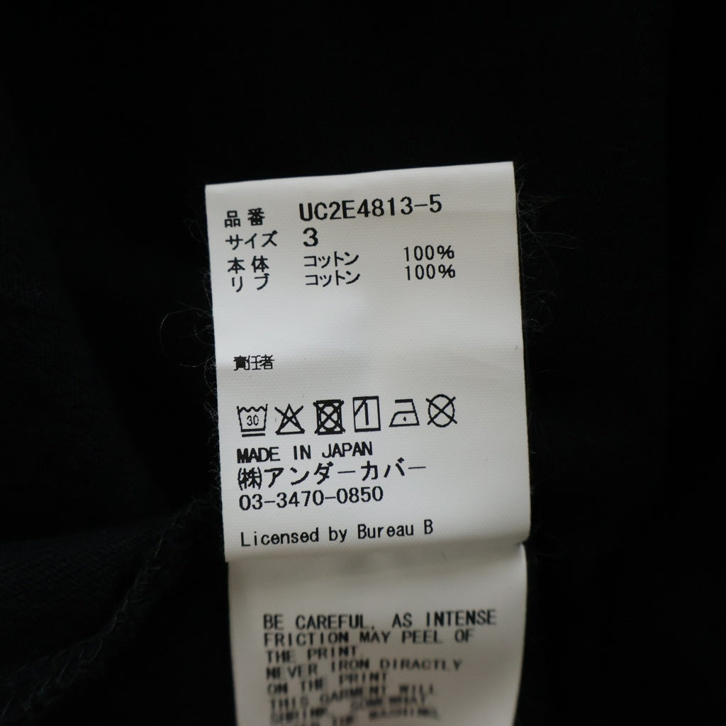 UNDERCOVER(アンダーカバー) 25AW グラフィック半袖Tシャツ カットソー ブラック UC2E4813-5