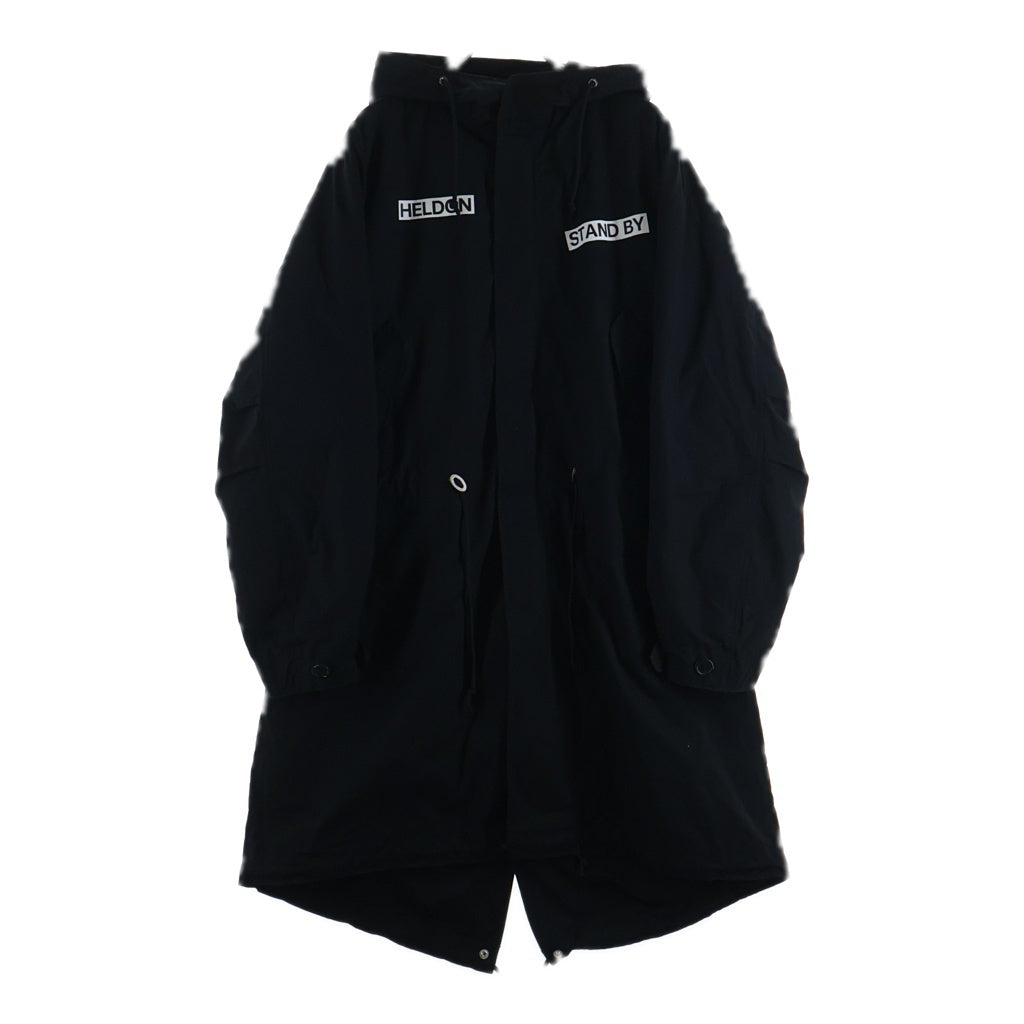 UNDERCOVER(アンダーカバー) 25AW 2-in-1 parka 背面グラフィックモッズコート ロングコート ブラック UC2E4310-2