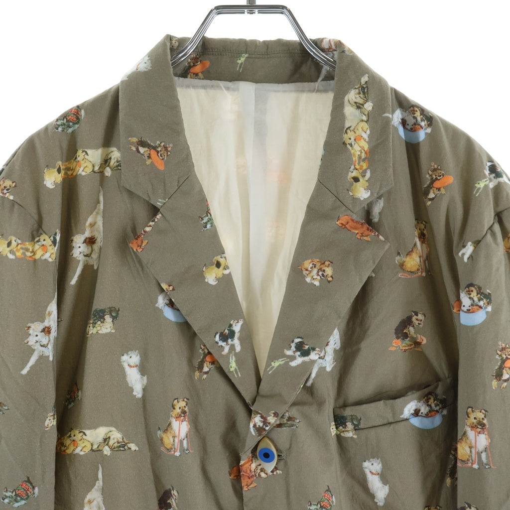 UNDERCOVER(アンダーカバー) 25AW DOG総柄Coタイプクロス薄中綿