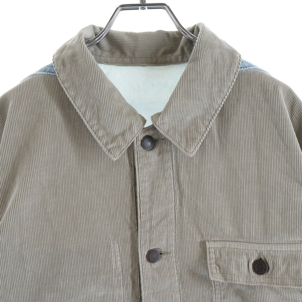 UNDERCOVER(アンダーカバー) 25AW 後総柄コーデュロイ ロング カバーオール ジャケット ベージュ