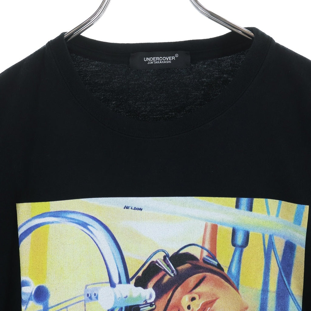 UNDERCOVER(アンダーカバー) 25AW TEE Print_Agneta Nilsson グラフィック半袖Tシャツ カットソー ブラック