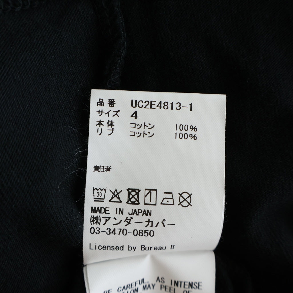 UNDERCOVER(アンダーカバー) 25AW TEE Print_Agneta Nilsson グラフィック半袖Tシャツ カットソー ブラック