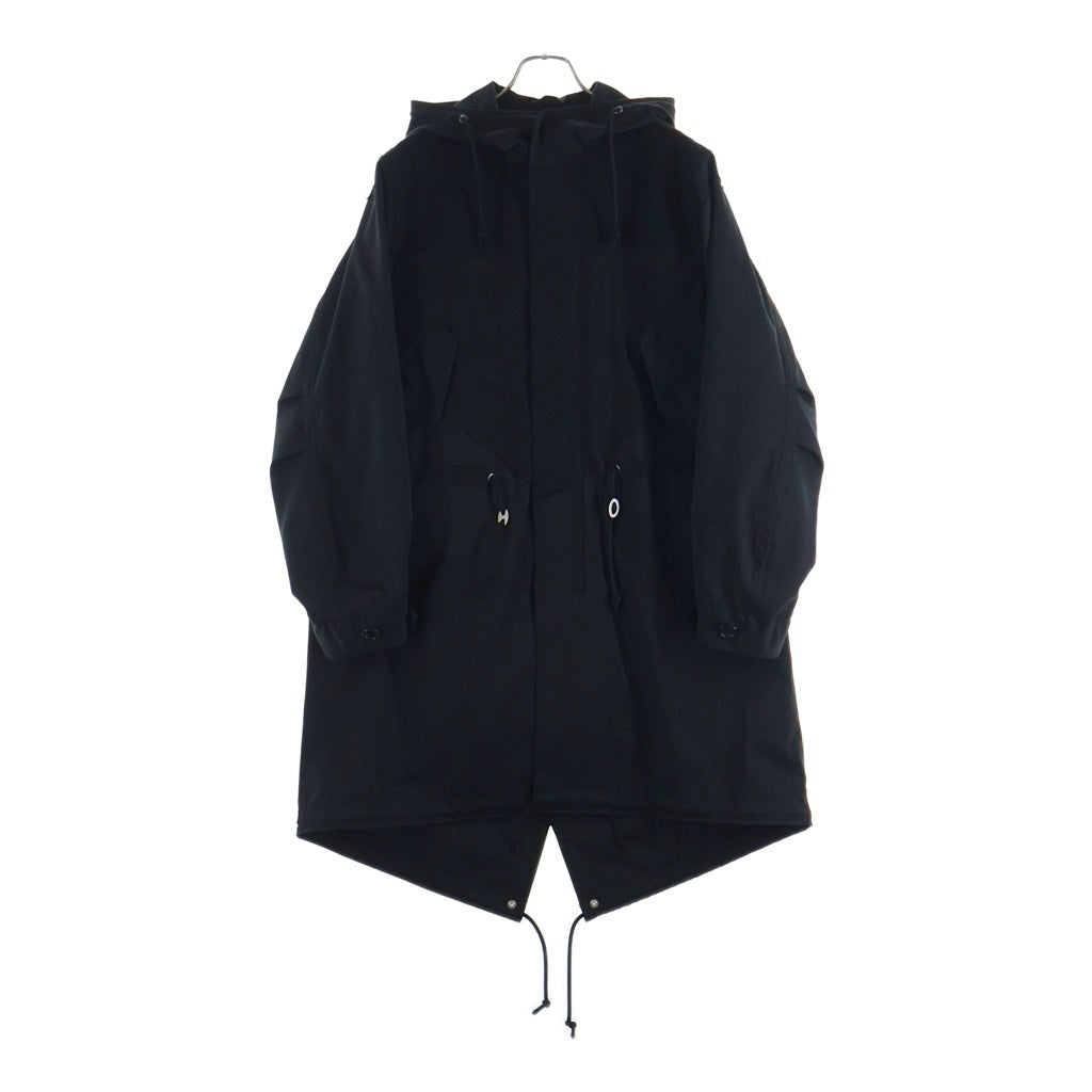 UNDERCOVER(アンダーカバー) 25AW Hooded Parka キルティングナイロンライナー付き モッズコート ブラック