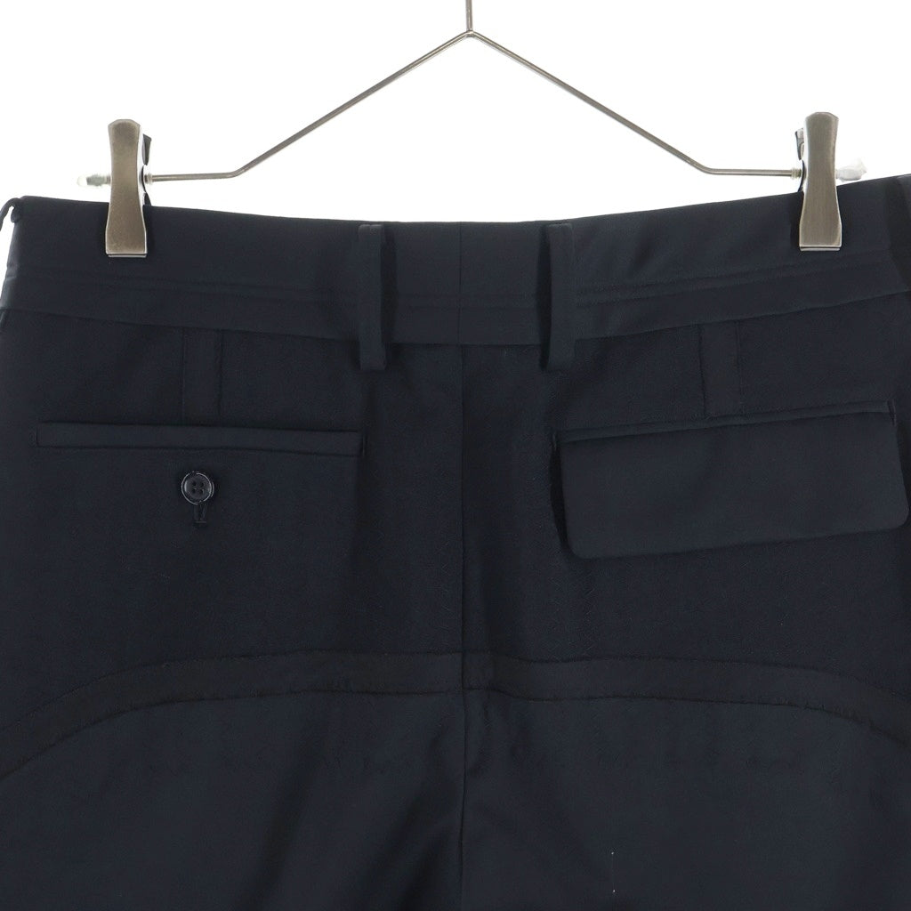 UNDERCOVER(アンダーカバー) 25AW 切替デザインウールスラックスパンツ ブラック