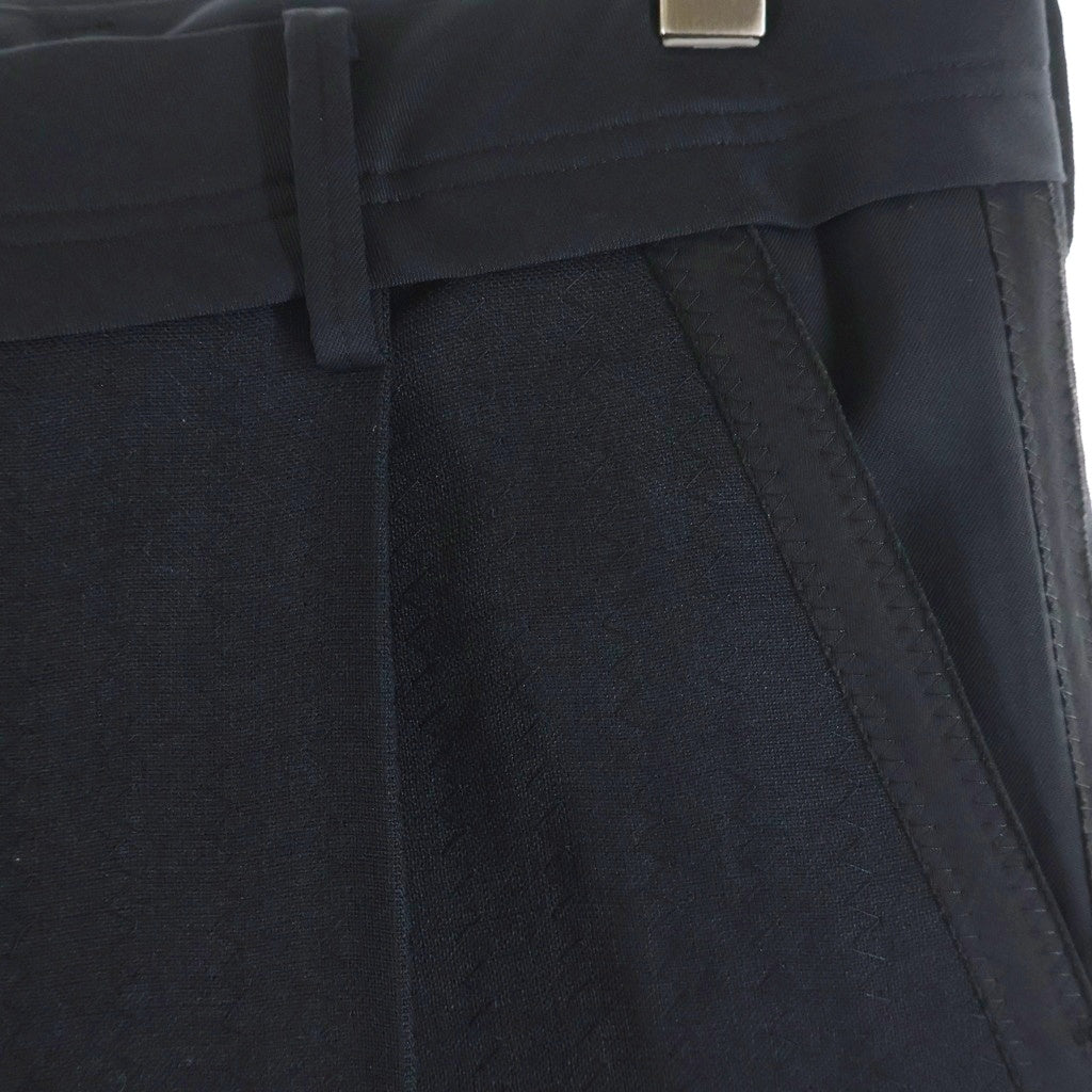 UNDERCOVER(アンダーカバー) 25AW 切替デザインウールスラックスパンツ ブラック