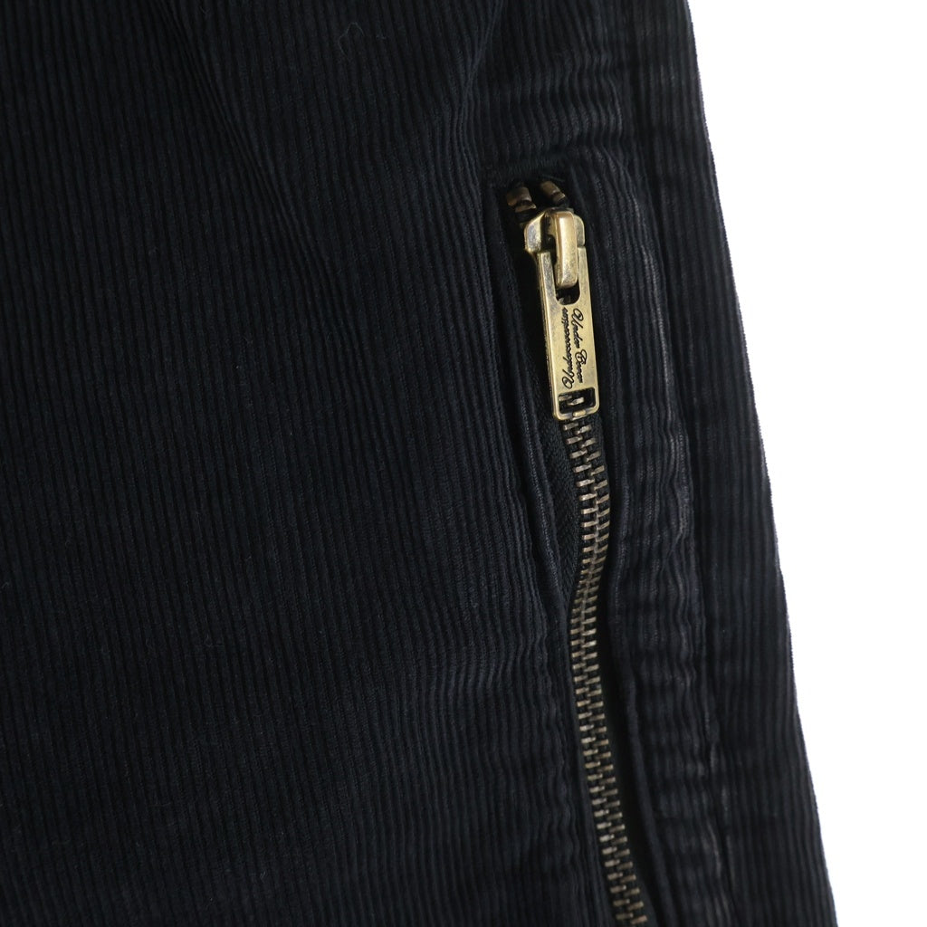 UNDERCOVER(アンダーカバー) 25AW 硫化コーデュロイ5PKパンツ ストレートパンツ ブラック UC2E4506