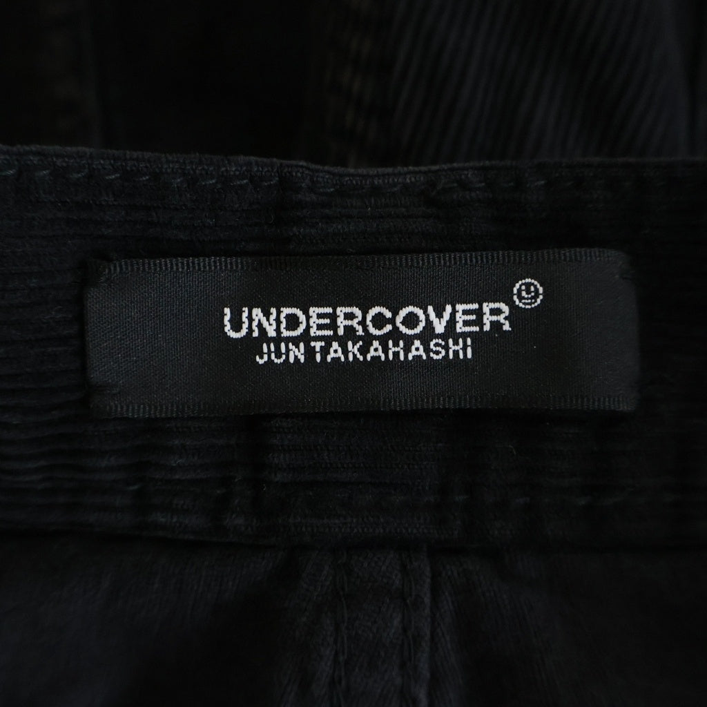 UNDERCOVER(アンダーカバー) 25AW 硫化コーデュロイ5PKパンツ ストレートパンツ ブラック UC2E4506