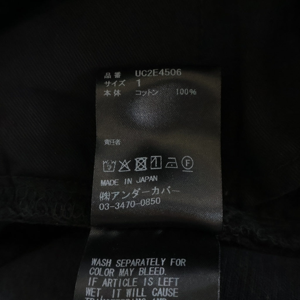 UNDERCOVER(アンダーカバー) 25AW 硫化コーデュロイ5PKパンツ ストレートパンツ ブラック UC2E4506