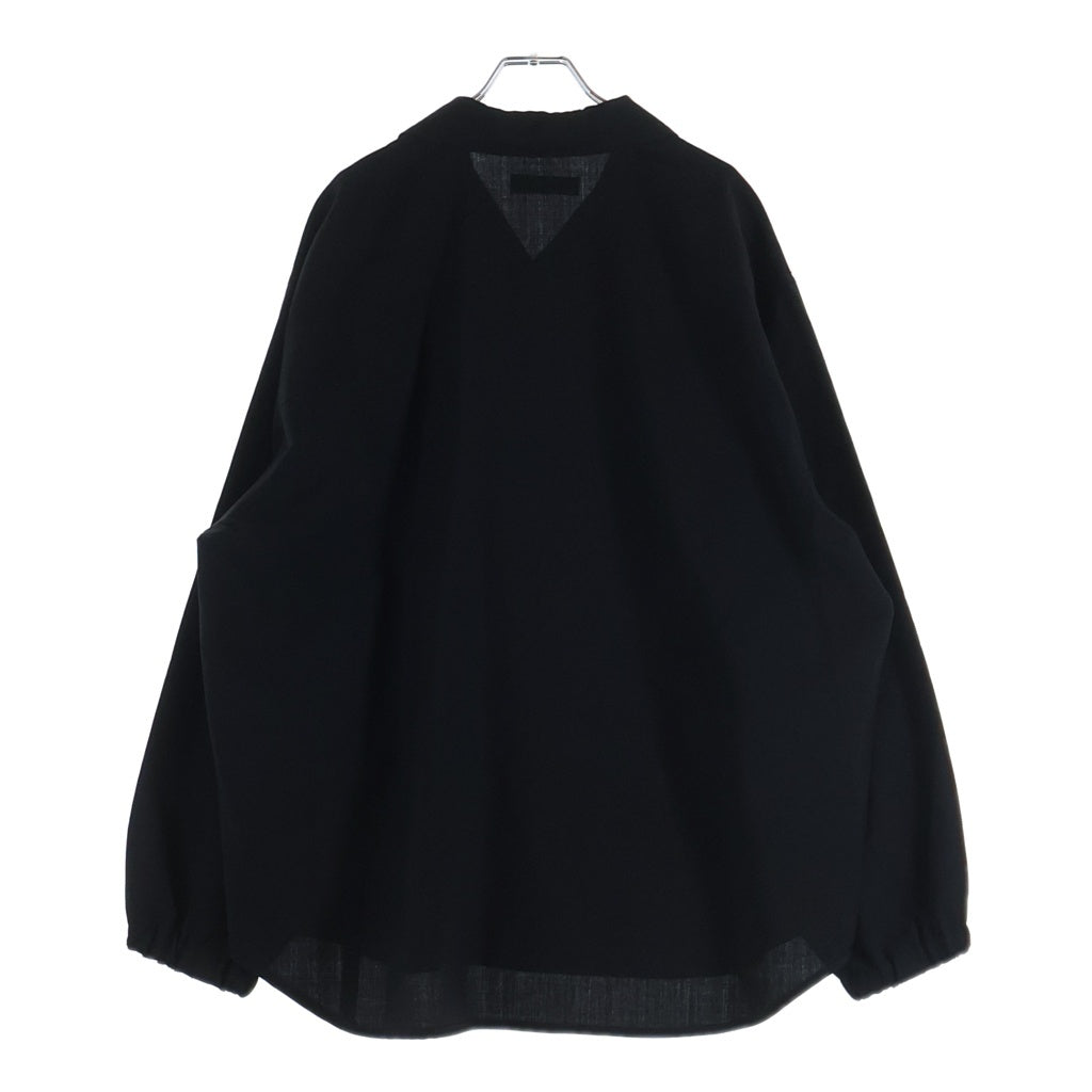 UNDERCOVER(アンダーカバー) 25AW L/S Wool Shirt 長袖シャツ ブラック UC2E4216