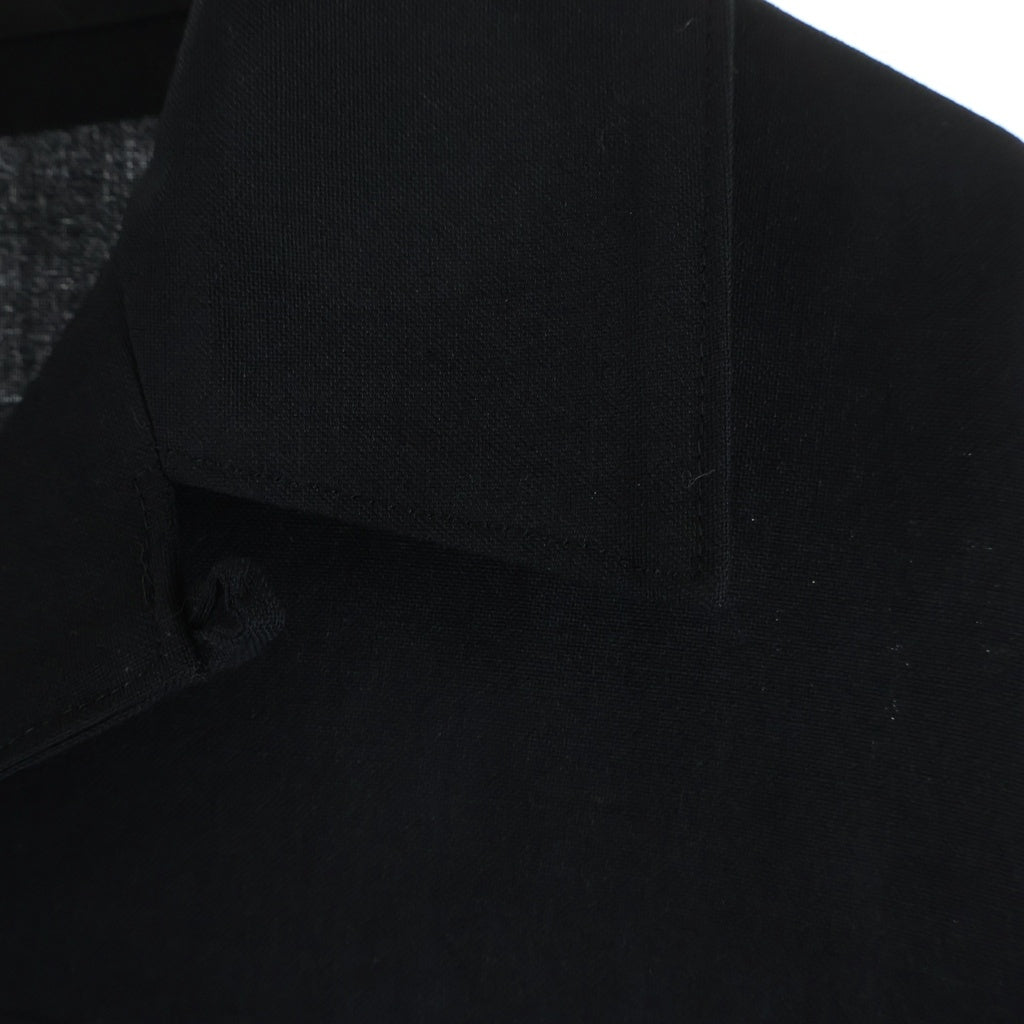 UNDERCOVER(アンダーカバー) 25AW L/S Wool Shirt 長袖シャツ ブラック UC2E4216