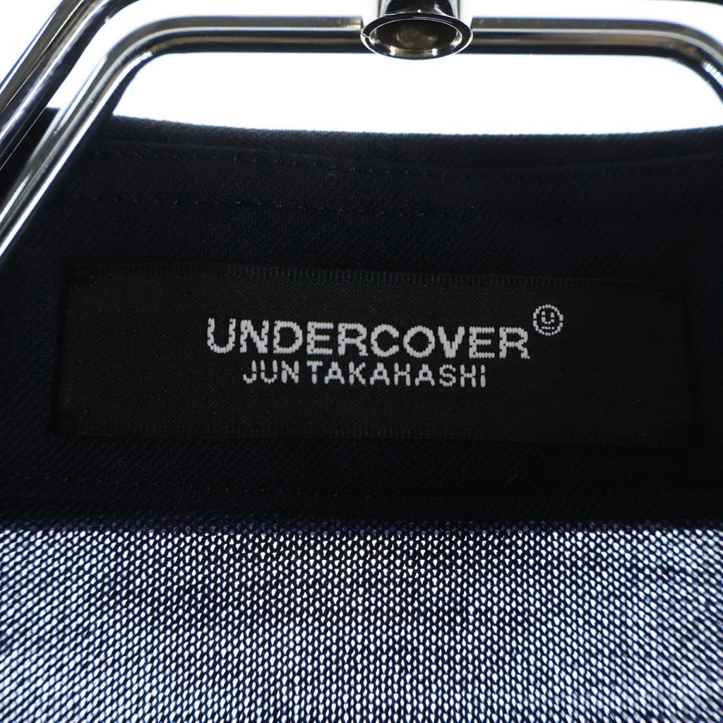 UNDERCOVER(アンダーカバー) 25AW ウールマルチポケット長袖シャツ ネイビー