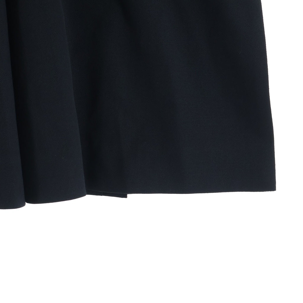 UNDERCOVER(アンダーカバー) 25AW ウールギャザースカート マルカン付きプリーツスカート ブラック レディース