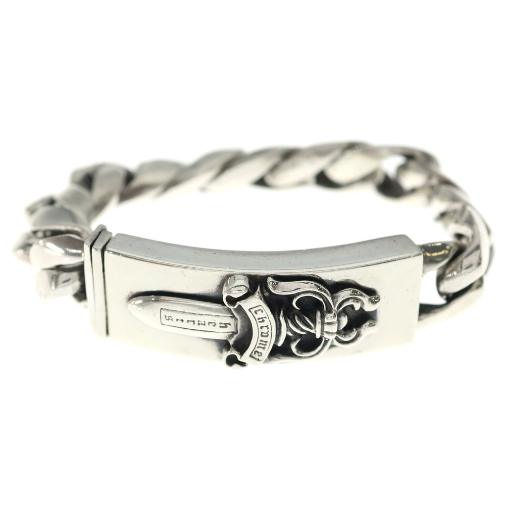 CHROME HEARTS(クロムハーツ) ID DAGGER ダガーIDクラシックリンクブレスレット 11LINK シルバー BCA156