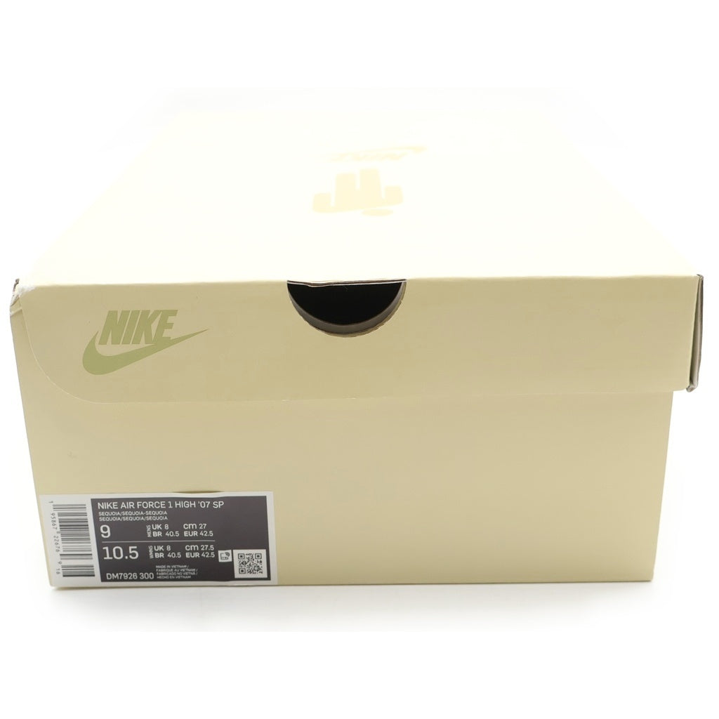 NIKE(ナイキ) ×Billie Eilish Air Force 1 High 07 SP Sequoia エア フォース 1 ハイカットスニーカー シューズ グリーン US9/27cm