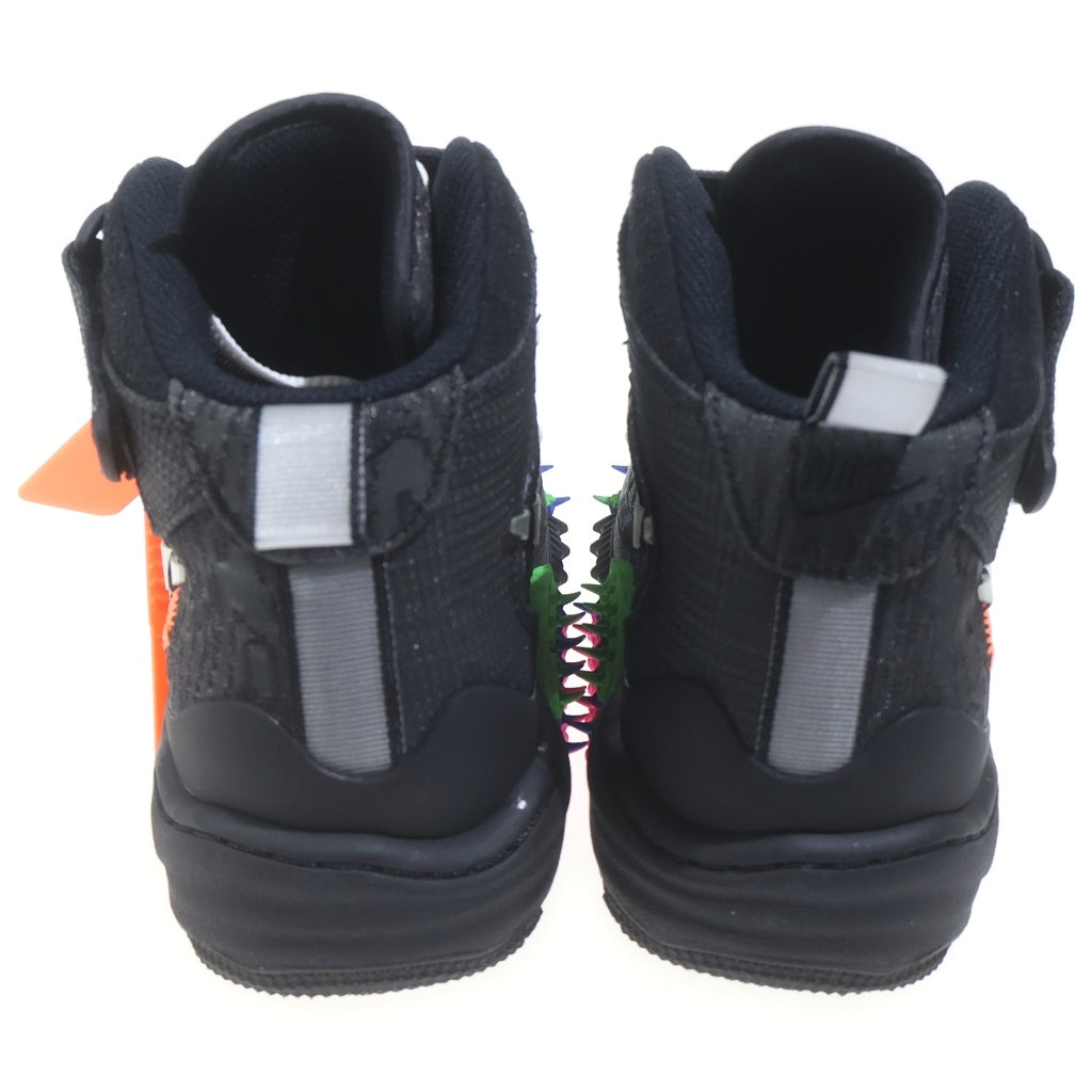 NIKE(ナイキ) ×OFFWHITE AIR FORCE1 MID SP ローカットスニーカー シューズ ブラック US9/27cm