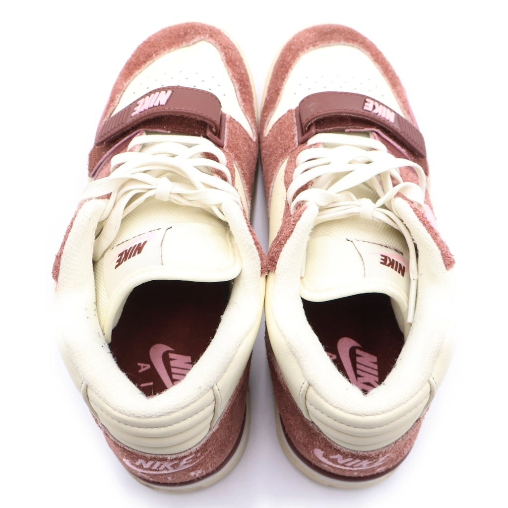 NIKE(ナイキ) AIR TRAINER 1 DARK PONY/MED SOFT PINK-COCONUT MILK ハイカットスニーカー シューズ ホワイト/ピンク
