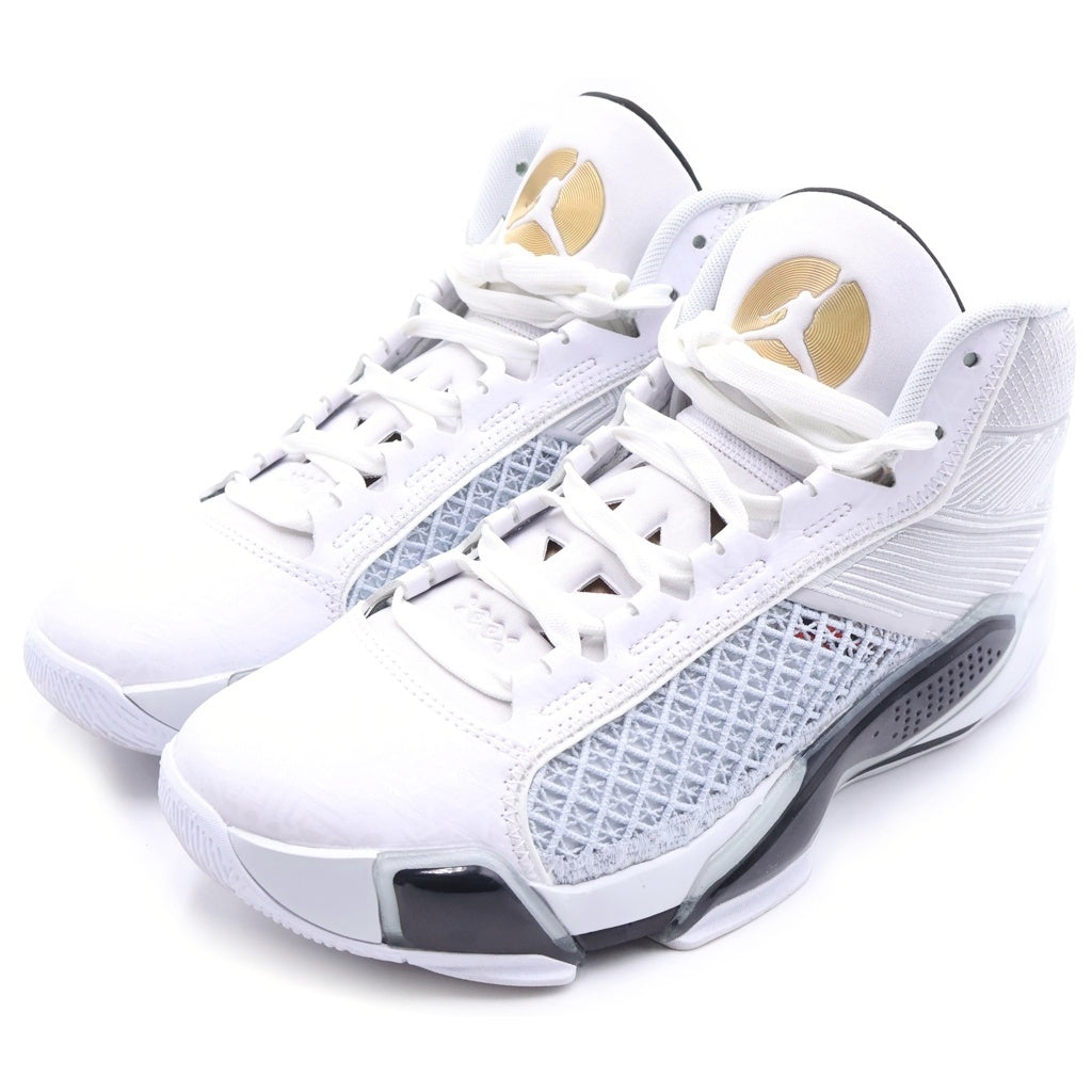 NIKE(ナイキ) Air Jordan 38 FIBA エアジョーダン ハイカットスニーカー シューズ ホワイト