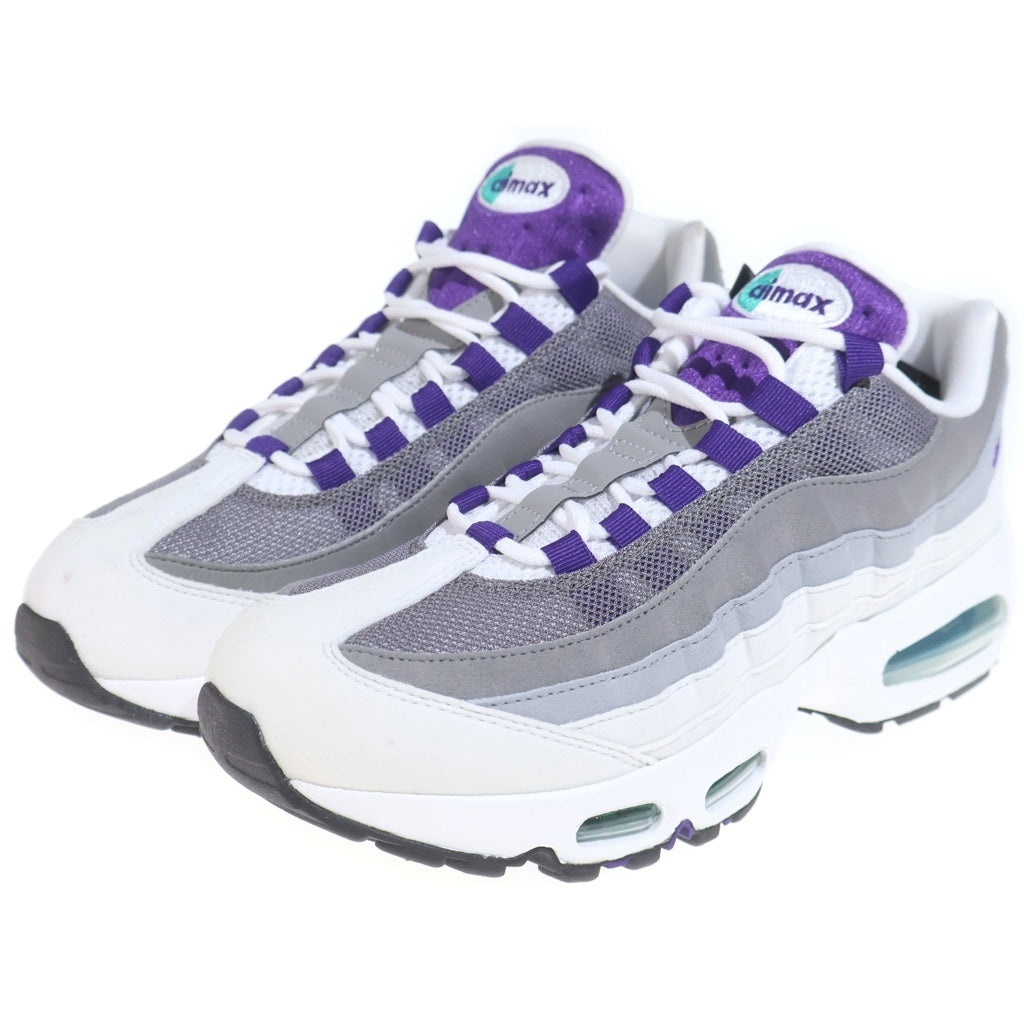 NIKE(ナイキ) Air Max 95 OG Big Bubble エアマックス95 OG ビッグバブル ハイカットスニーカー シューズ ホワイト/パープル