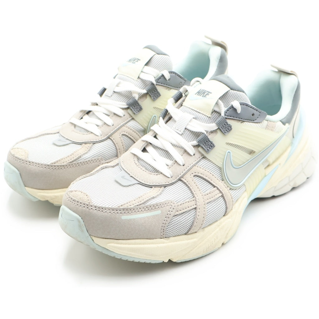 NIKE(ナイキ) V2K Run ライトボーン アイアンオア ローカットスニーカー シューズ グレー/ブルー