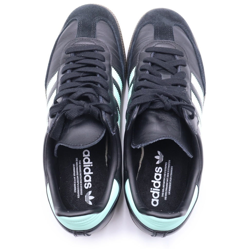 adidas(アディダス) SAMBA OG CORE BLACK サンバ OG ローカットスニーカー シューズ ブラック/ブルー
