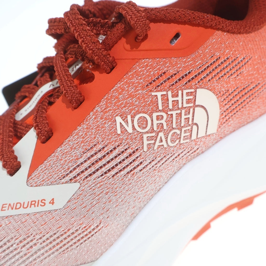 THE NORTH FACE(ザノースフェイス) VECTIV ENDURIS4 ベクティブ メッシュローカットスニーカー ホワイト/レッド US9/27cm NF0A8AEP