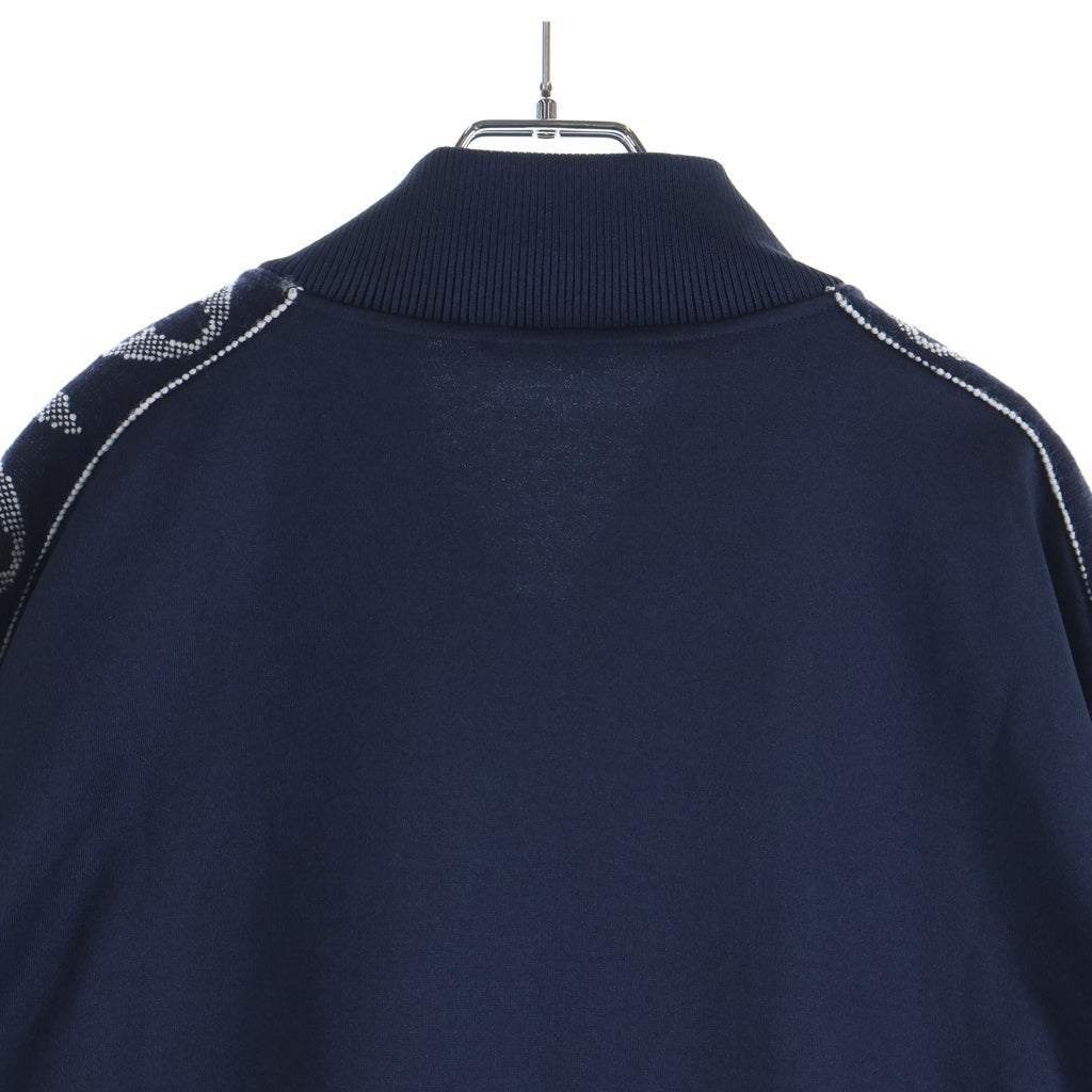 LOUIS VUITTON(ルイヴィトン) 24SS モノグラムサイドラインLVパッチ エンブロイダードシグネチャー トラックジャケット ネイビー RM241MQ ZSC HQY45Y