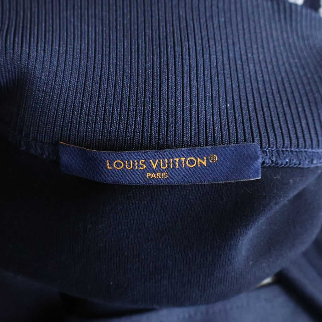 LOUIS VUITTON(ルイヴィトン) 24SS モノグラムサイドラインLVパッチ エンブロイダードシグネチャー トラックジャケット ネイビー RM241MQ ZSC HQY45Y