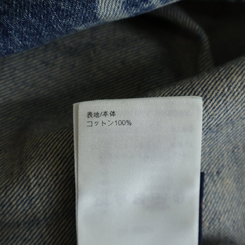 LOUIS VUITTON(ルイヴィトン) 24AW モノグラム プリント ショートスリーブデニムシャツ インディゴ RM242MM KOE HRS24W