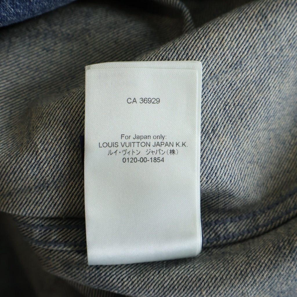 LOUIS VUITTON(ルイヴィトン) 24AW モノグラム プリント ショートスリーブデニムシャツ インディゴ RM242MM KOE HRS24W
