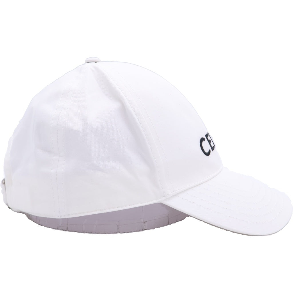 CELINE(セリーヌ) コットンギャバジン ベースボールキャップ ホワイト 2AUS9969.01BC