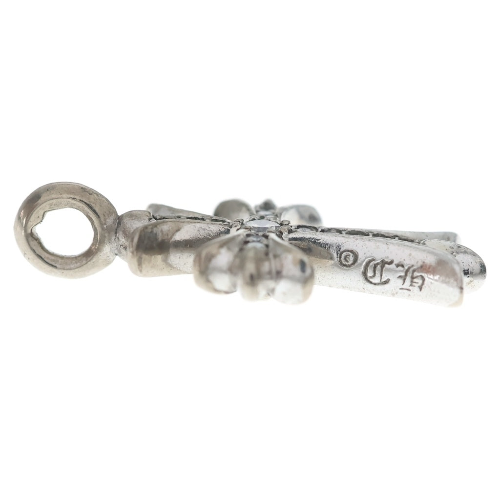 CHROME HEARTS(クロムハーツ) 18KWG TNY CRSF P/DIA タイニーファットクロス PAVEダイヤ ペンダントトップ ホワイトゴールド BCA008