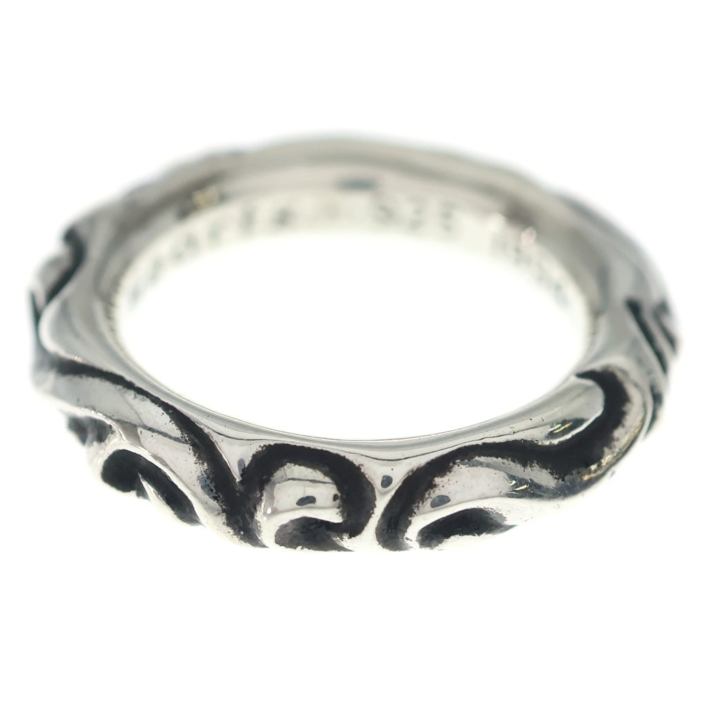 CHROME HEARTS(クロムハーツ) SCRL BAND スクロールバンド リング シルバー BCA351