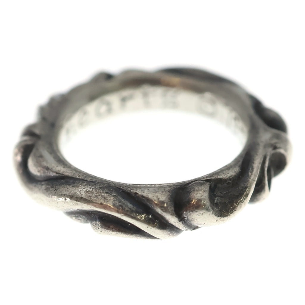CHROME HEARTS(クロムハーツ) SCRL BAND スクロールバンド リング シルバー BCA351