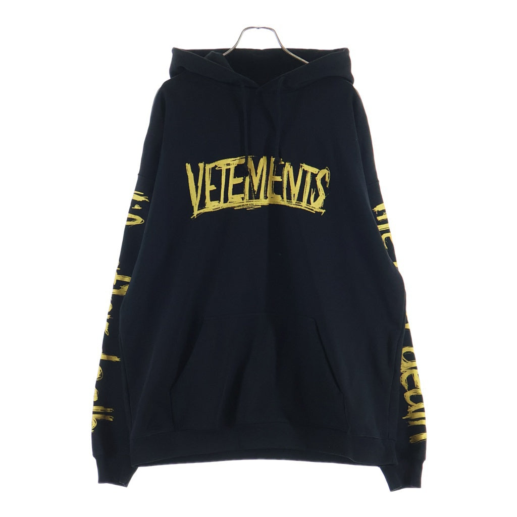 VETEMENTS(ヴェトモン) 22SS WORLD TOUR HOODIE ワールドツアーフーディー ブラック UE52TR470G