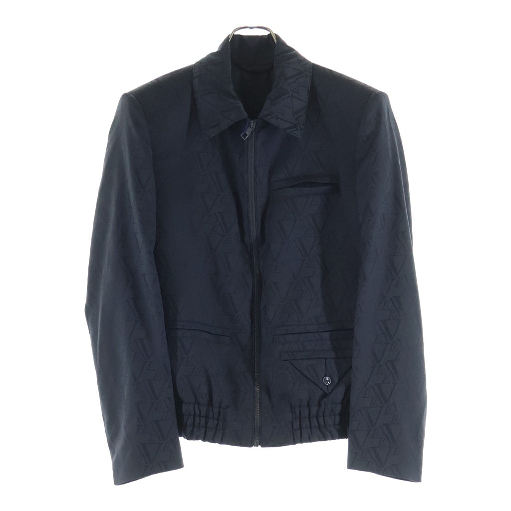 LOUIS VUITTON(ルイヴィトン) 24AW ロゴ総柄 ジップアップブルゾンジャケット ブラック RM242MF DLI HRFB1E