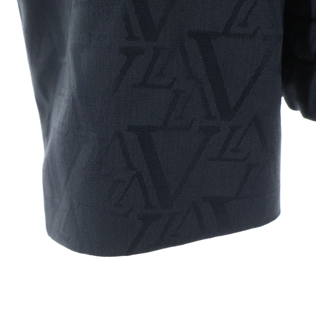 LOUIS VUITTON(ルイヴィトン) 24AW ロゴ総柄 ジップアップブルゾンジャケット ブラック RM242MF DLI HRFB1E